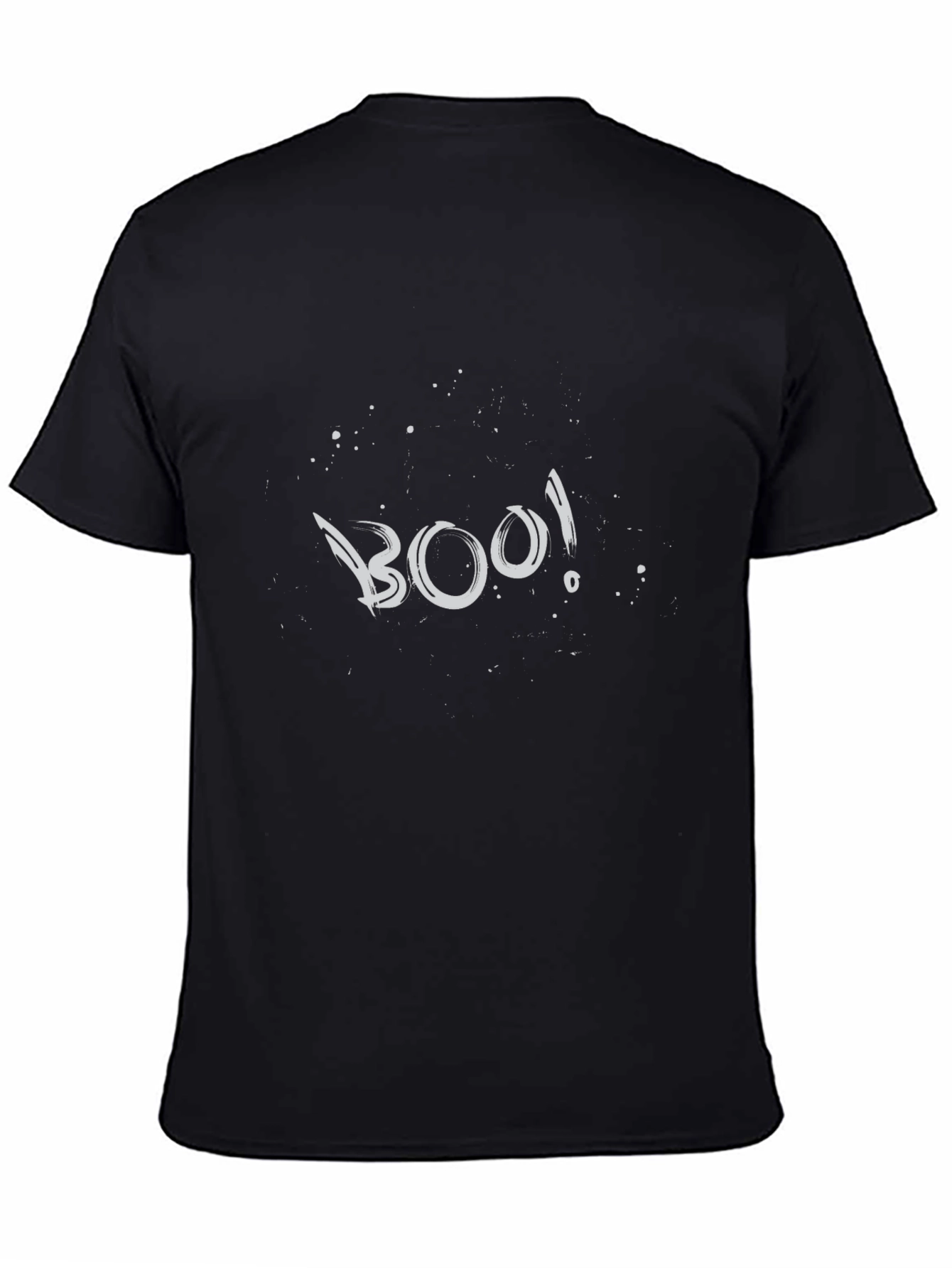 Boo! Graphic Tee - Mens Black Halloween T-Shirt