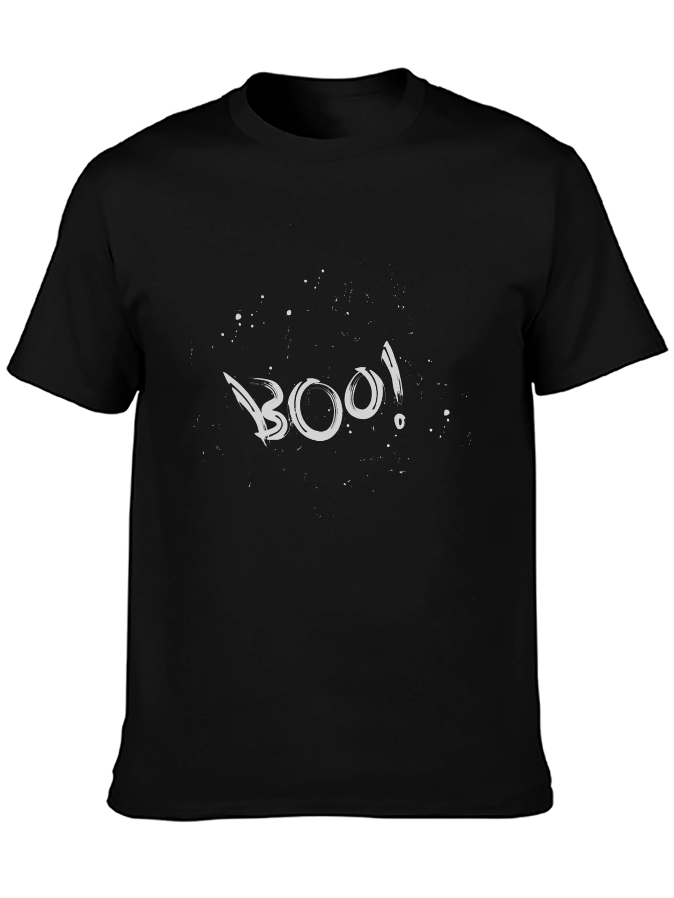 Boo! Graphic Tee - Mens Black Halloween T-Shirt