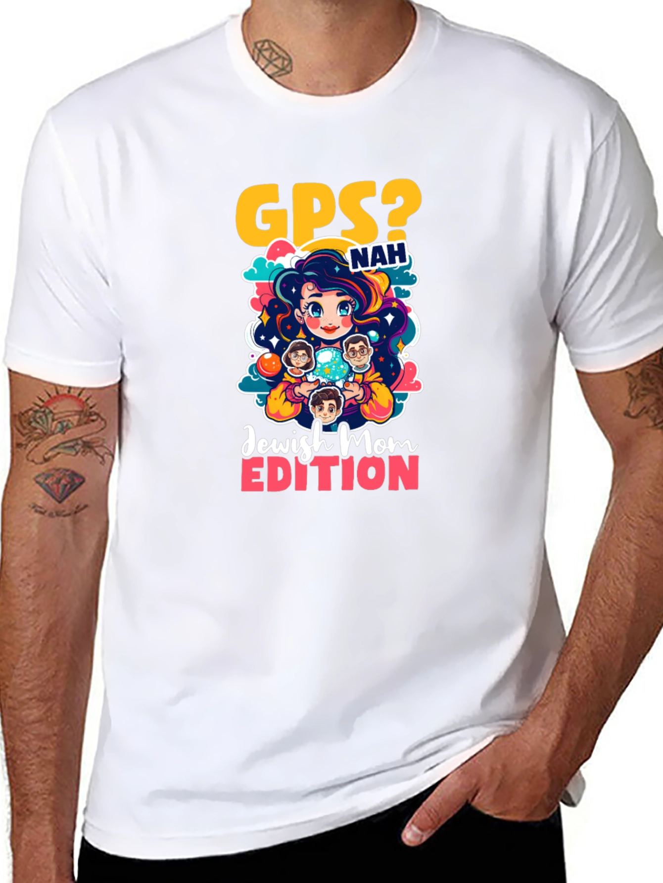 GPS? Nah Jewish Mom Edition T-Shirt