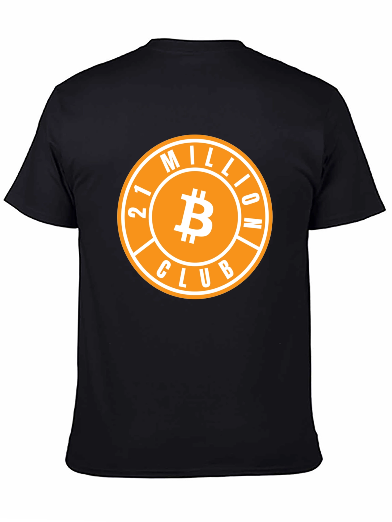 Bitcoin 21 Million Club Black T-Shirt