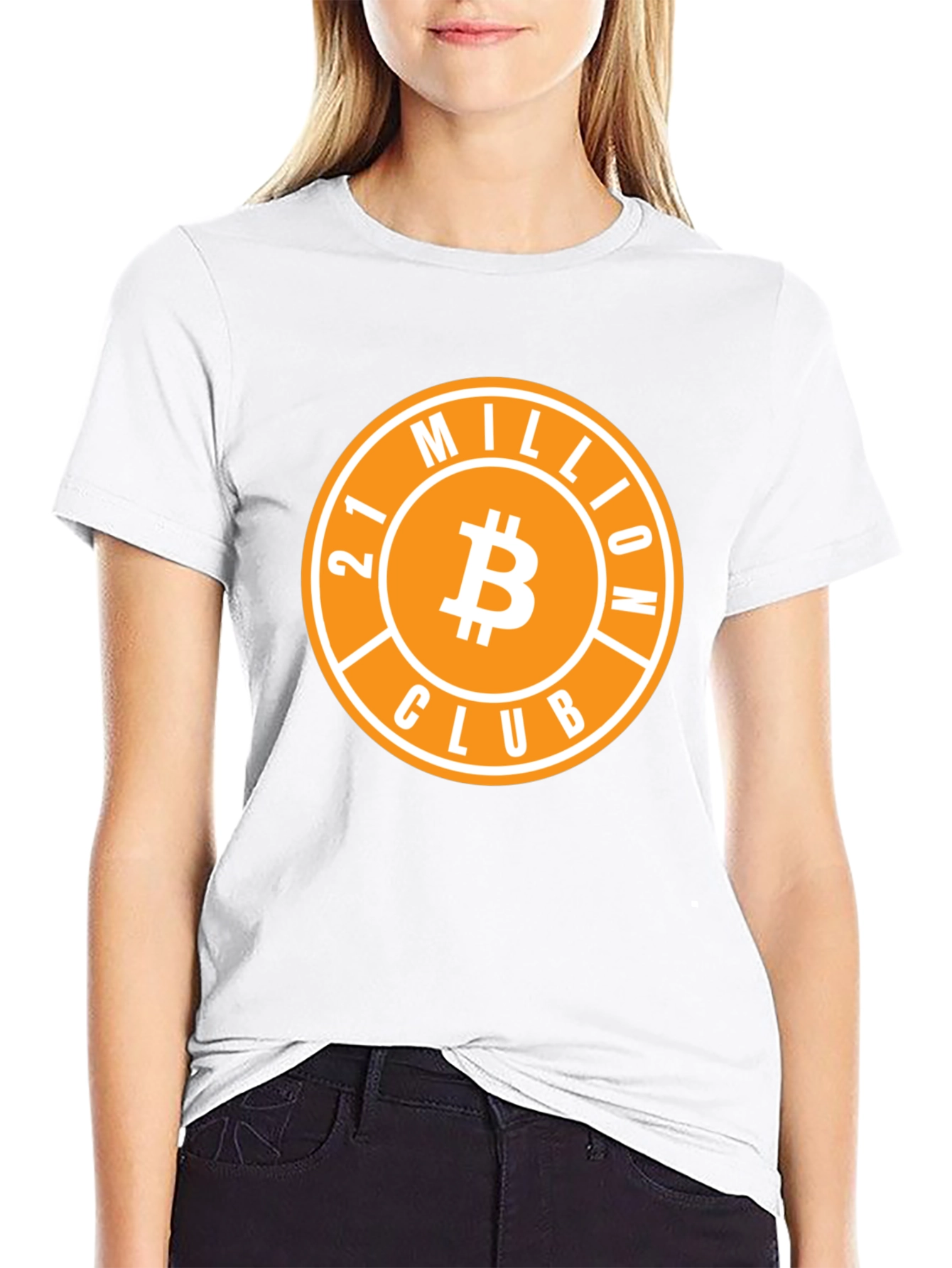Bitcoin 21 Million Club Black T-Shirt