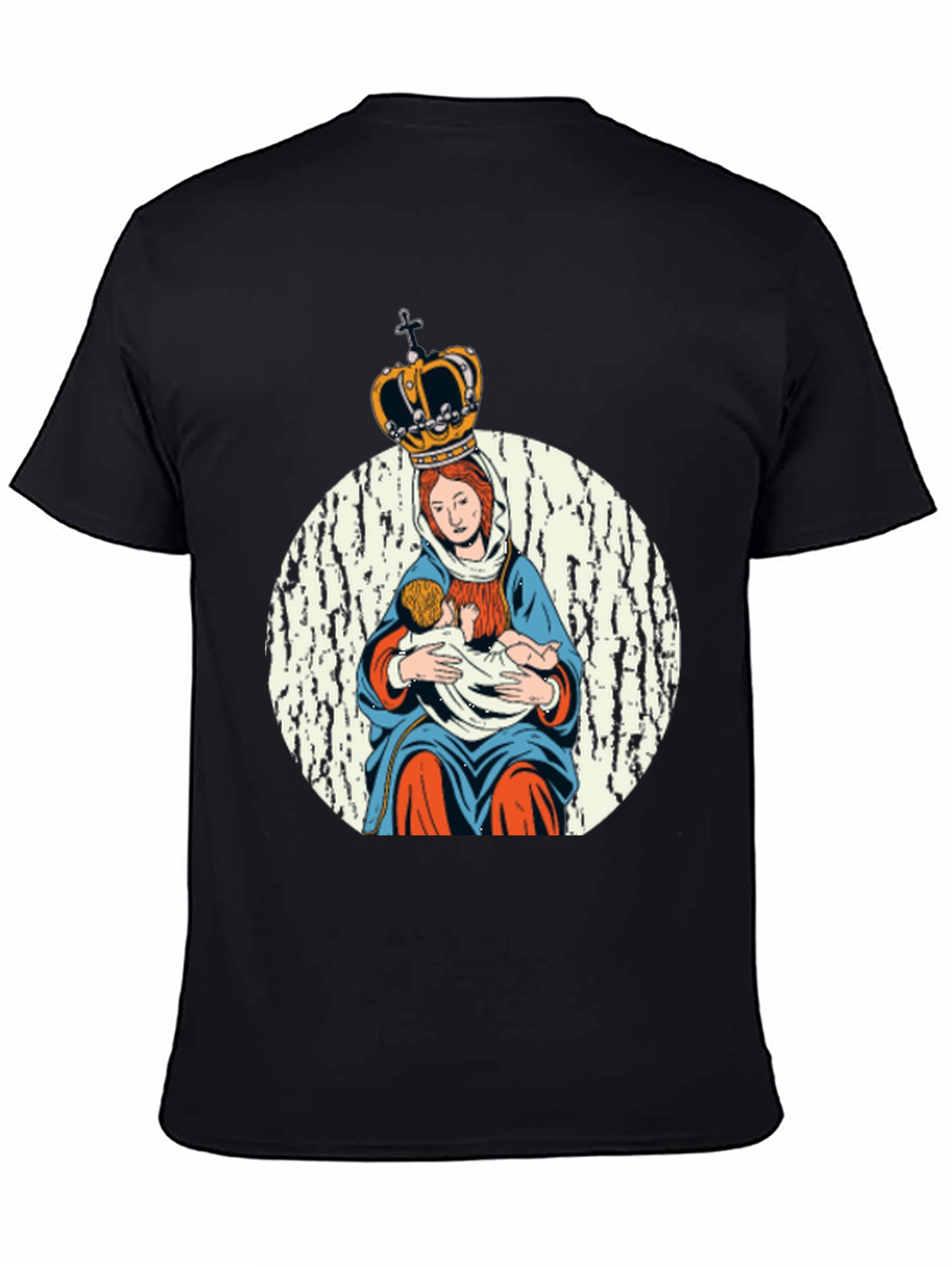 Virgin Mary & Child Graphic T-Shirt