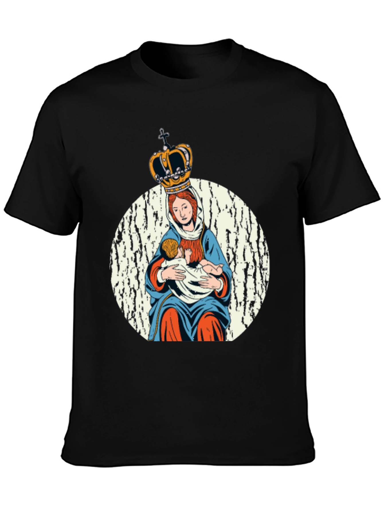 Virgin Mary & Child Graphic T-Shirt