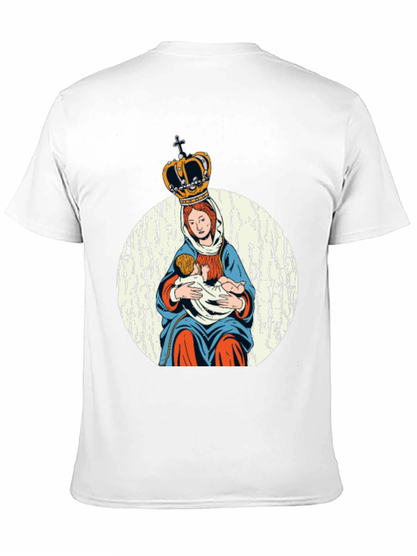 Virgin Mary & Child Graphic T-Shirt