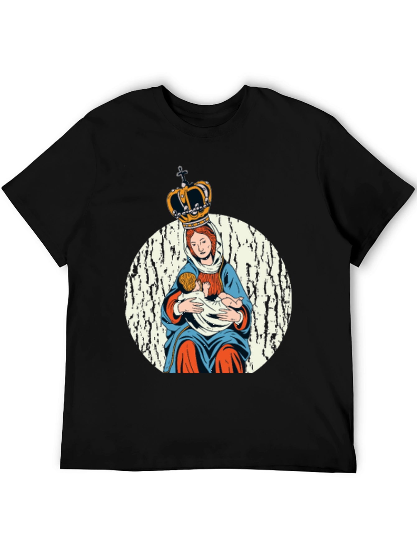 Virgin Mary & Child Graphic T-Shirt