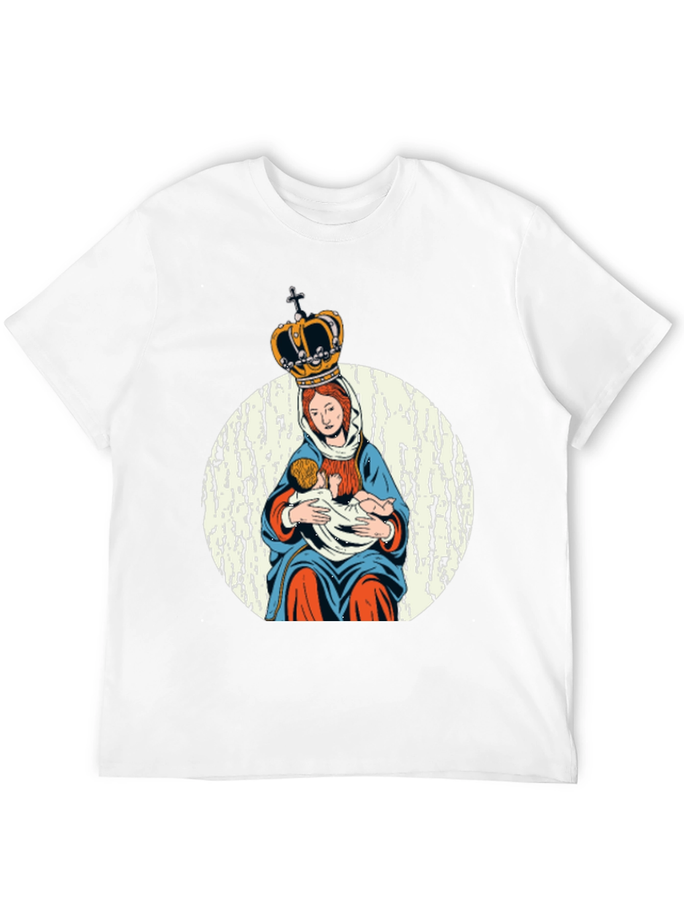 Virgin Mary & Child Graphic T-Shirt
