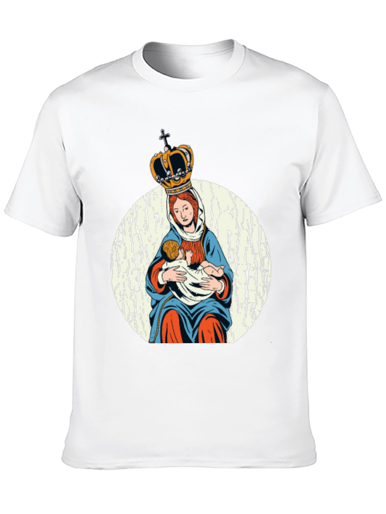 Virgin Mary & Child Graphic T-Shirt