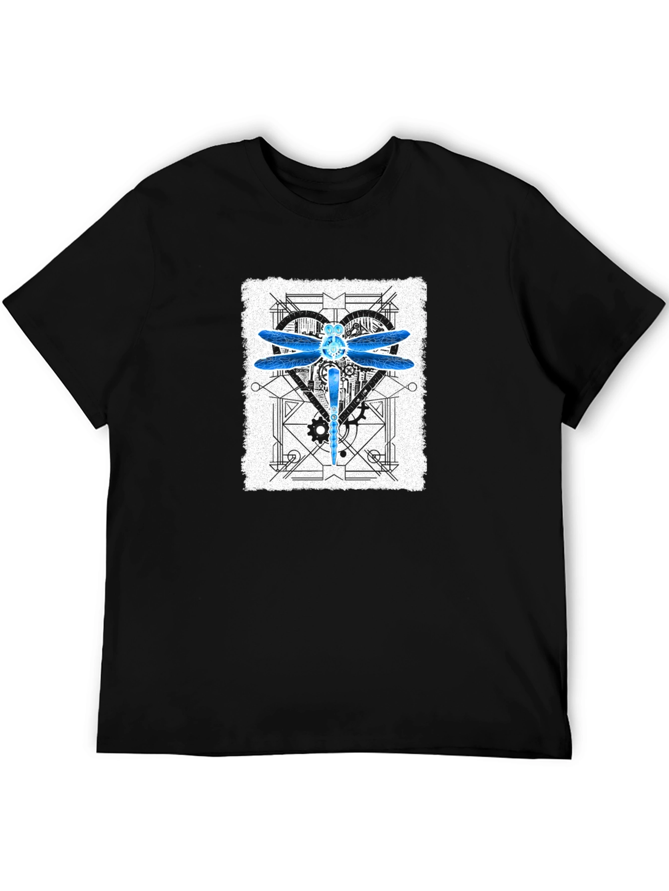 Dragonfly Steampunk Graphic T-Shirt