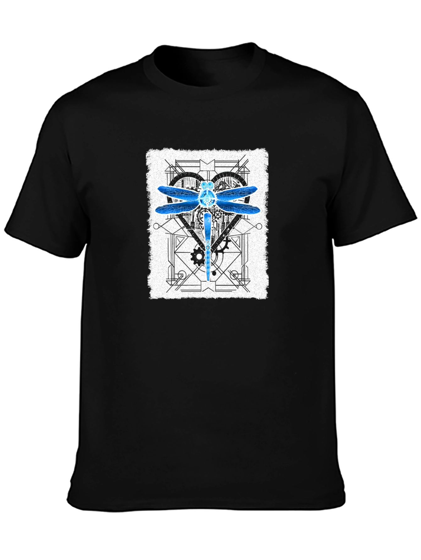 Dragonfly Steampunk Graphic T-Shirt