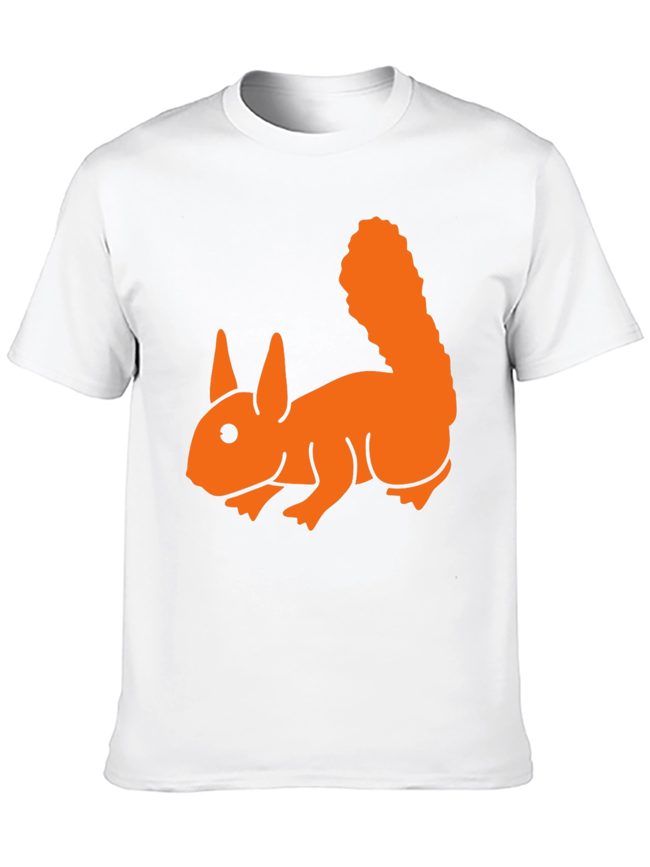 Squirrel Graphic Tee - Soft Black Cotton