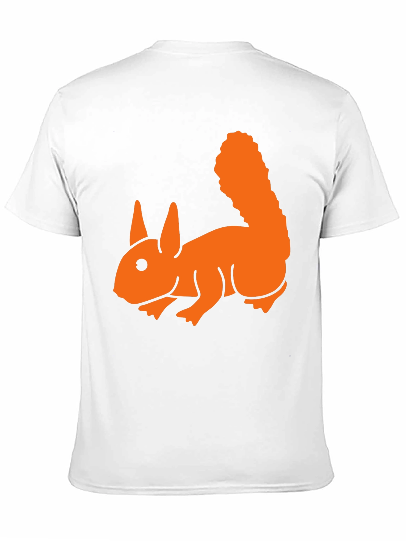 Squirrel Graphic Tee - Soft Black Cotton