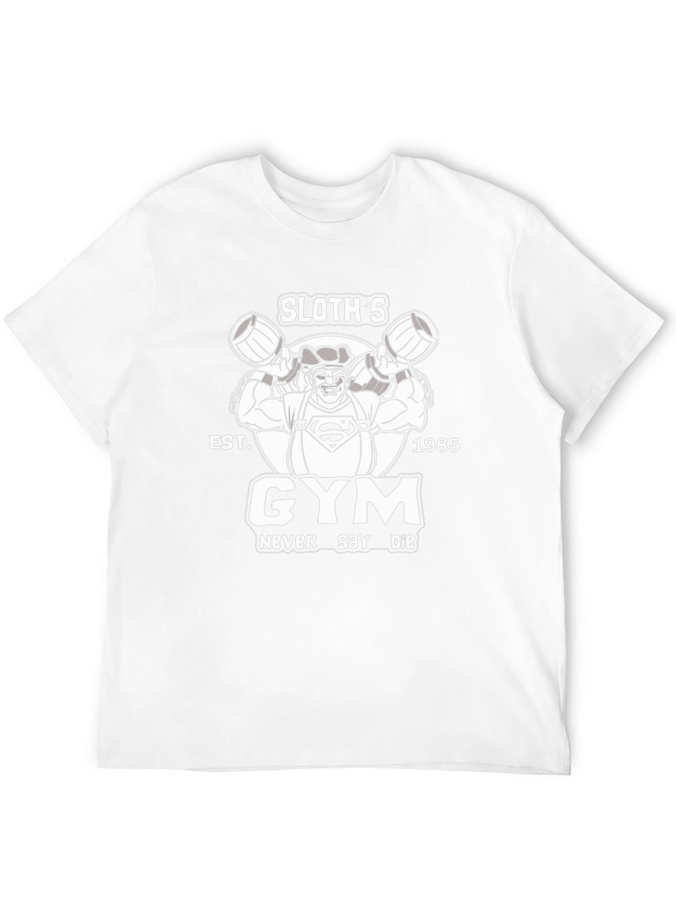 Sloths Gym T-Shirt - Never Say Die Graphic Tee
