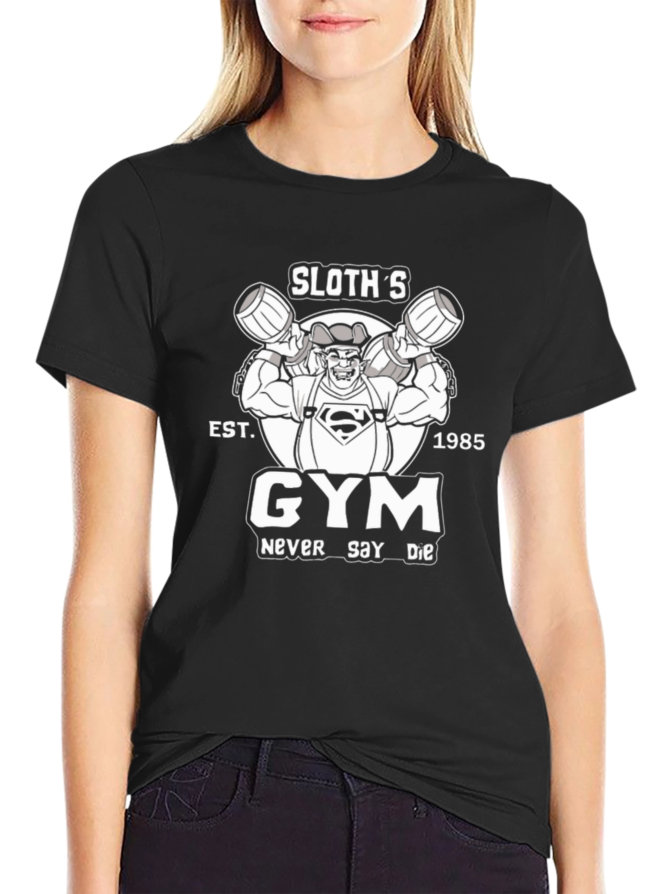 Sloths Gym T-Shirt - Never Say Die Graphic Tee