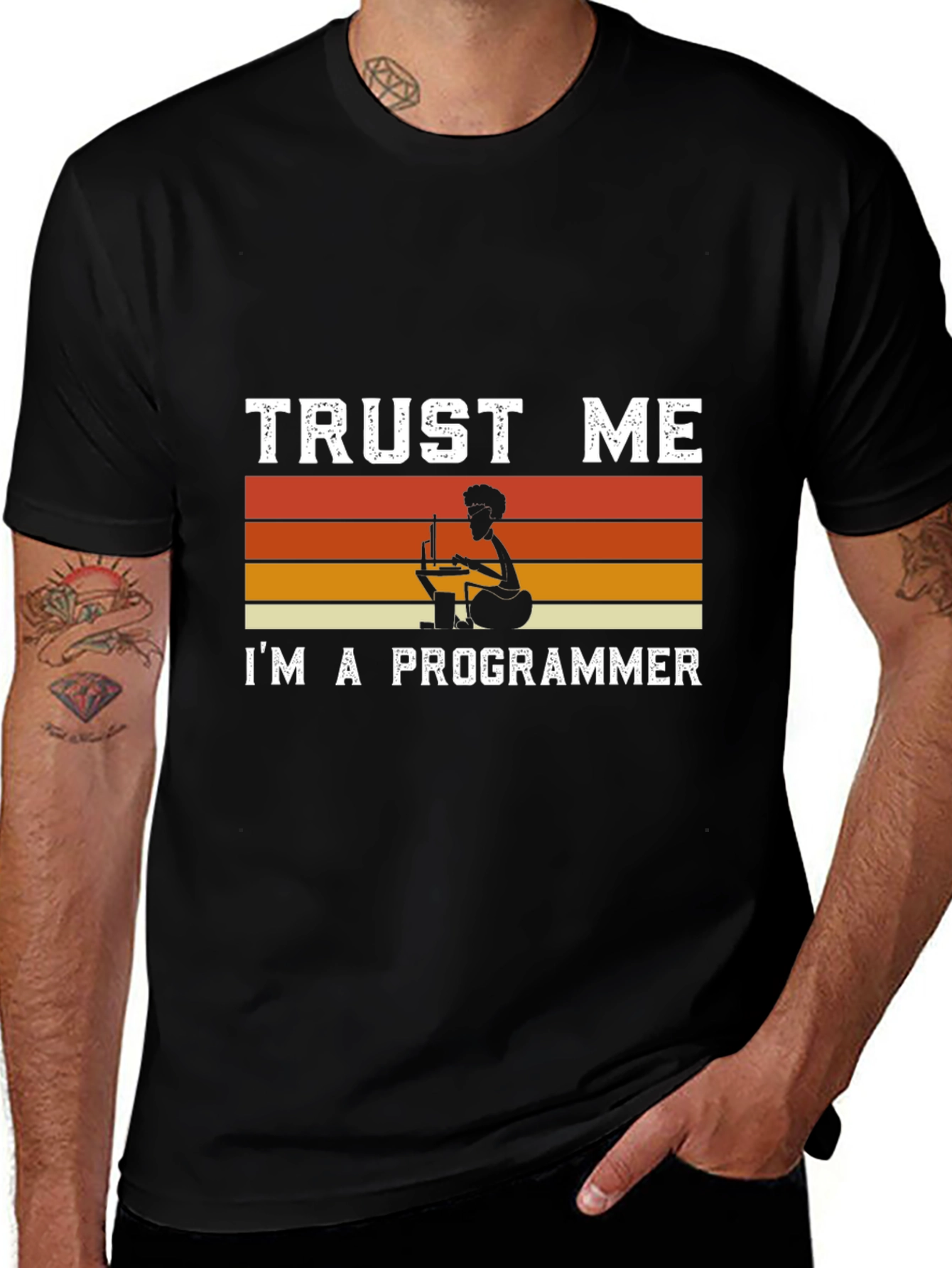 Trust Me Im A Programmer Retro T-Shirt