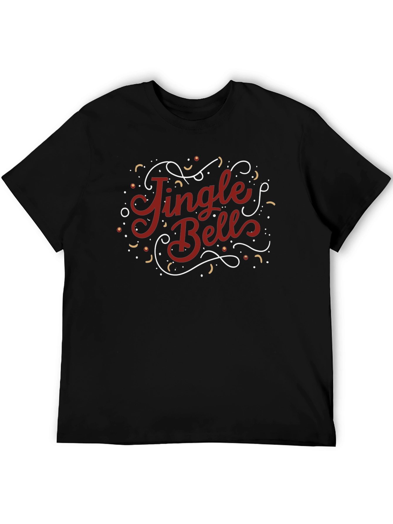 Jingle Bells Graphic Tee - Holiday Festive Shirt
