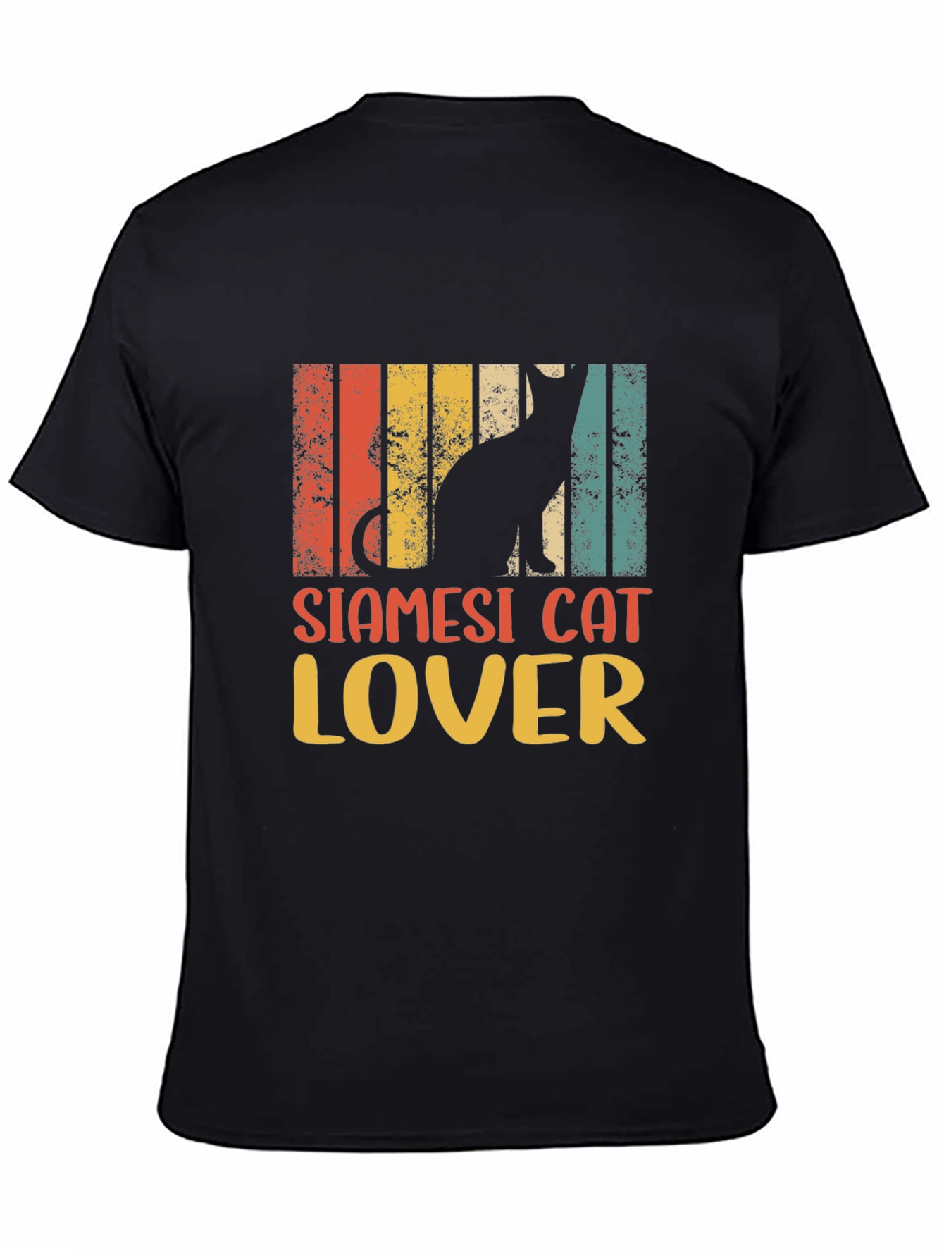 Siamese Cat Lover Retro Style T-Shirt