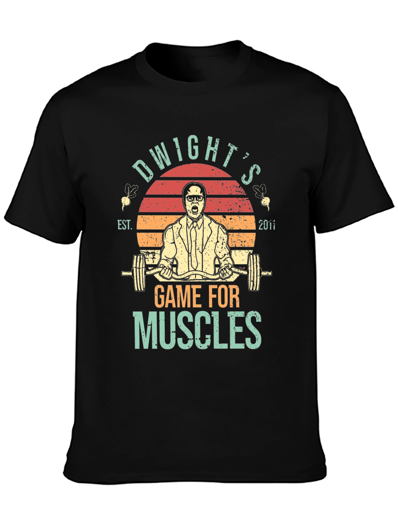 Dwights Game For Muscles T-Shirt