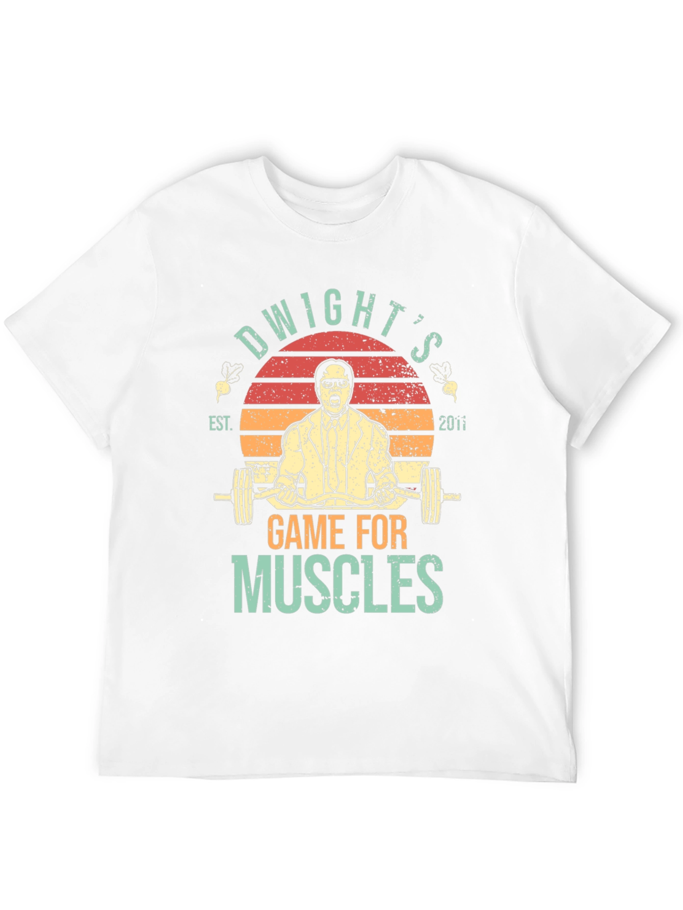 Dwights Game For Muscles T-Shirt