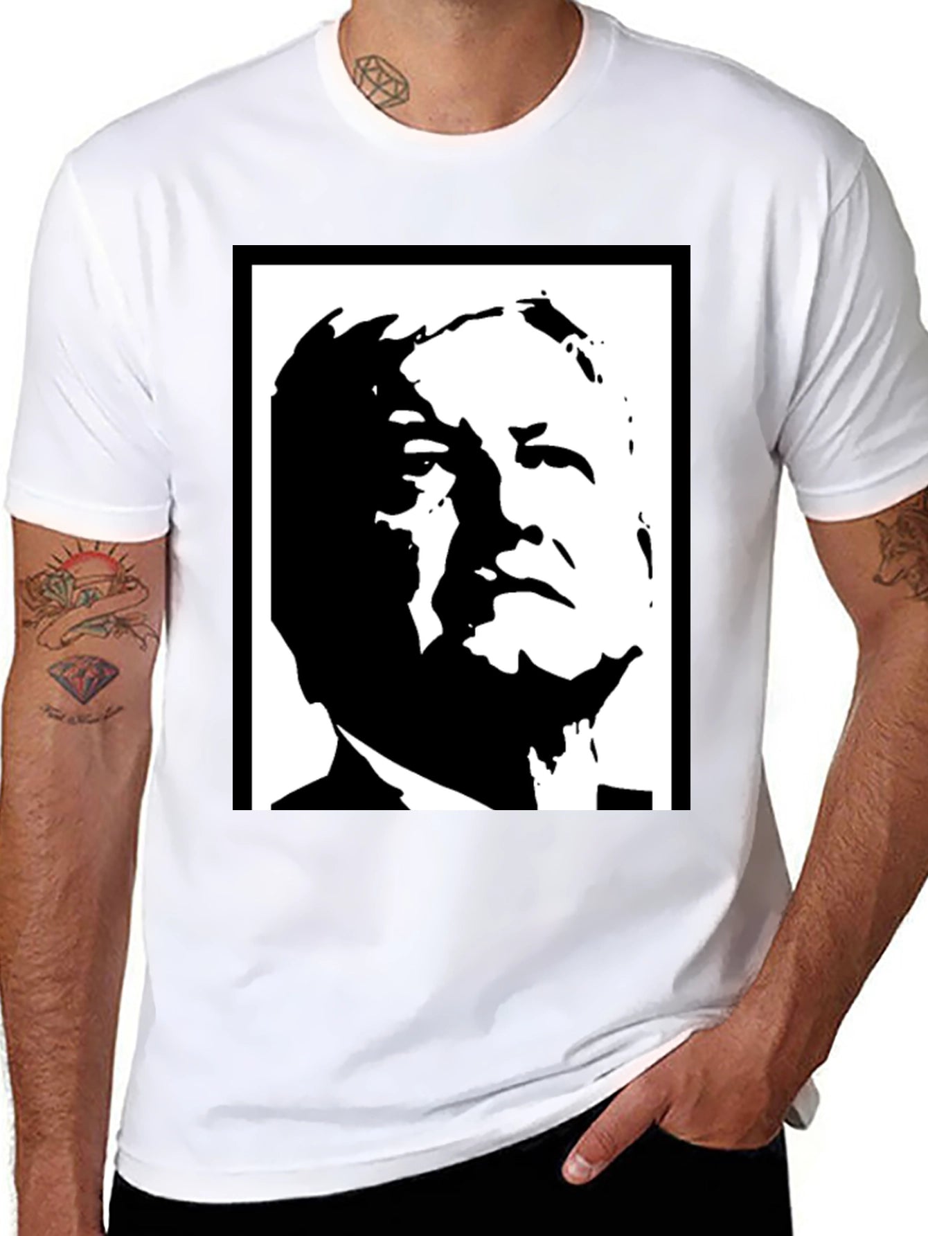 Black & White Portrait Tee