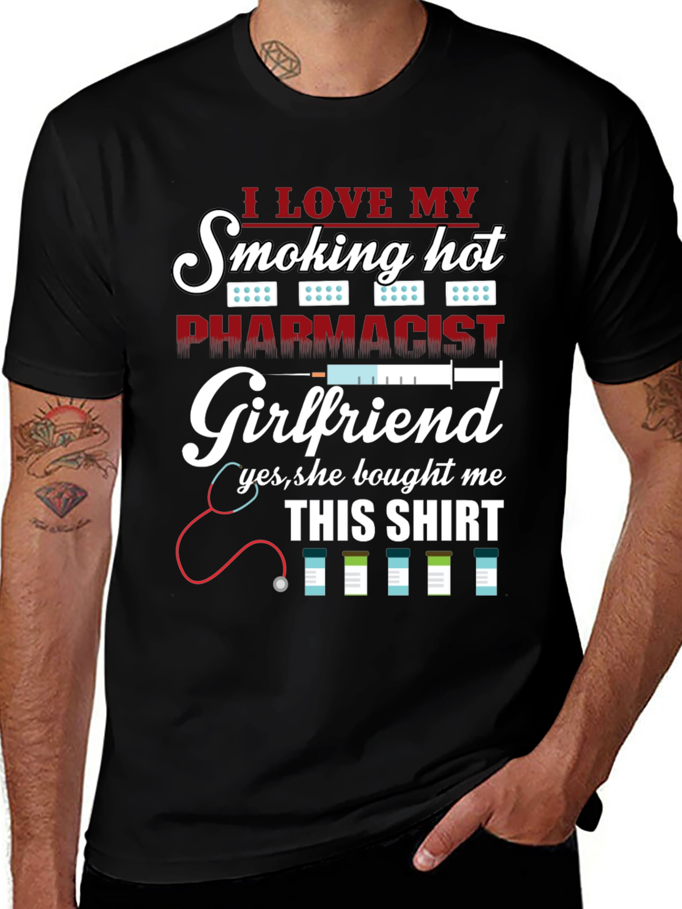 Smoking Hot Pharmacist Girlfriend T-Shirt