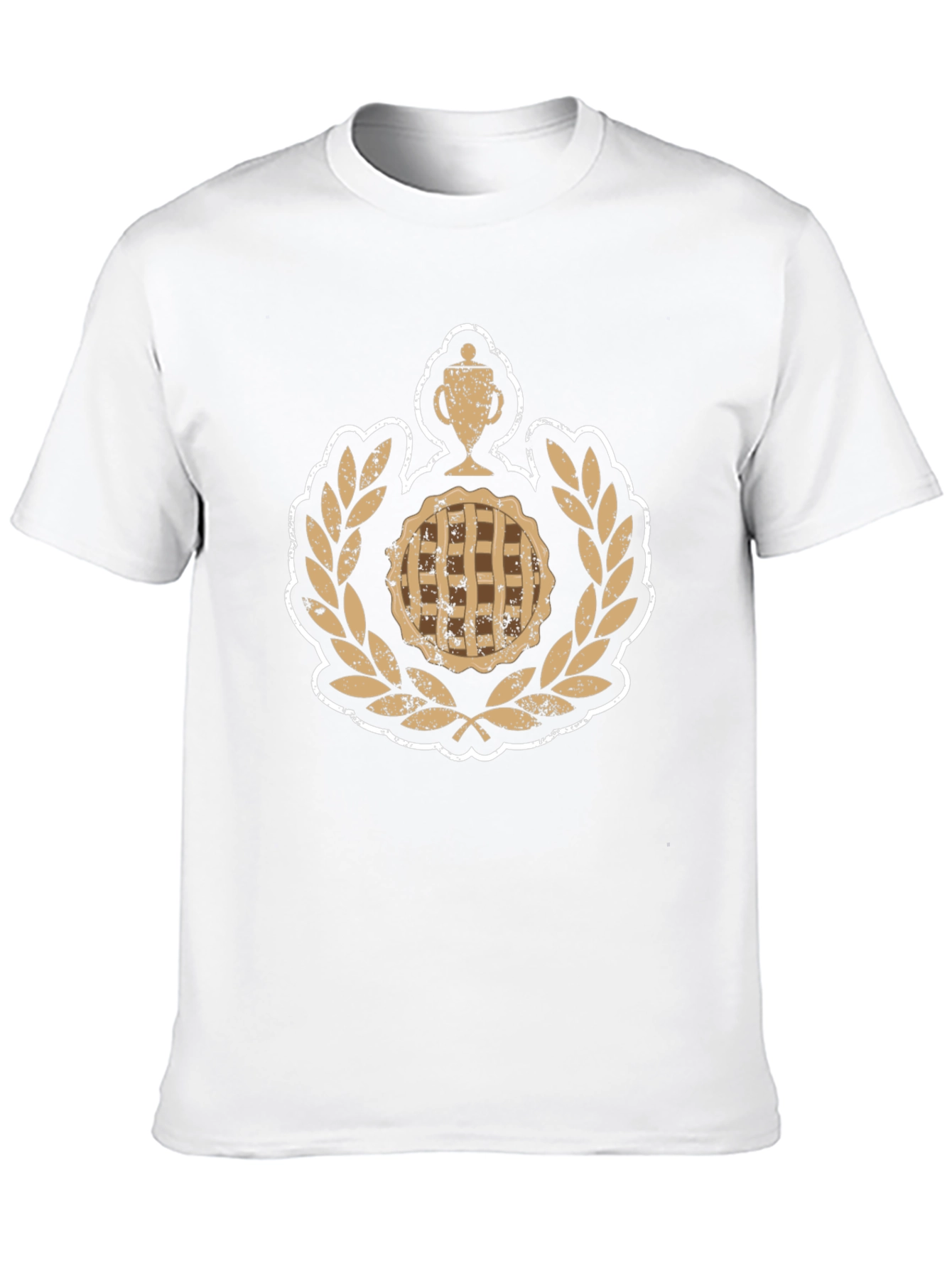 Pie Champion Graphic Tee - Black Cotton T-Shirt