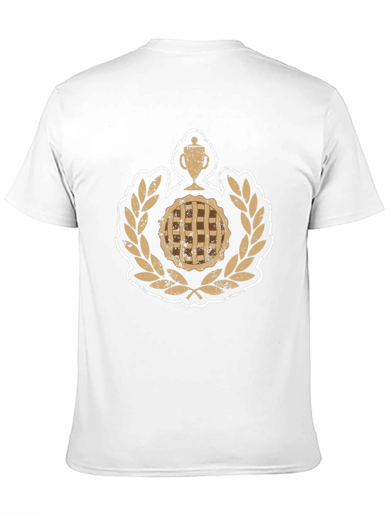 Pie Champion Graphic Tee - Black Cotton T-Shirt
