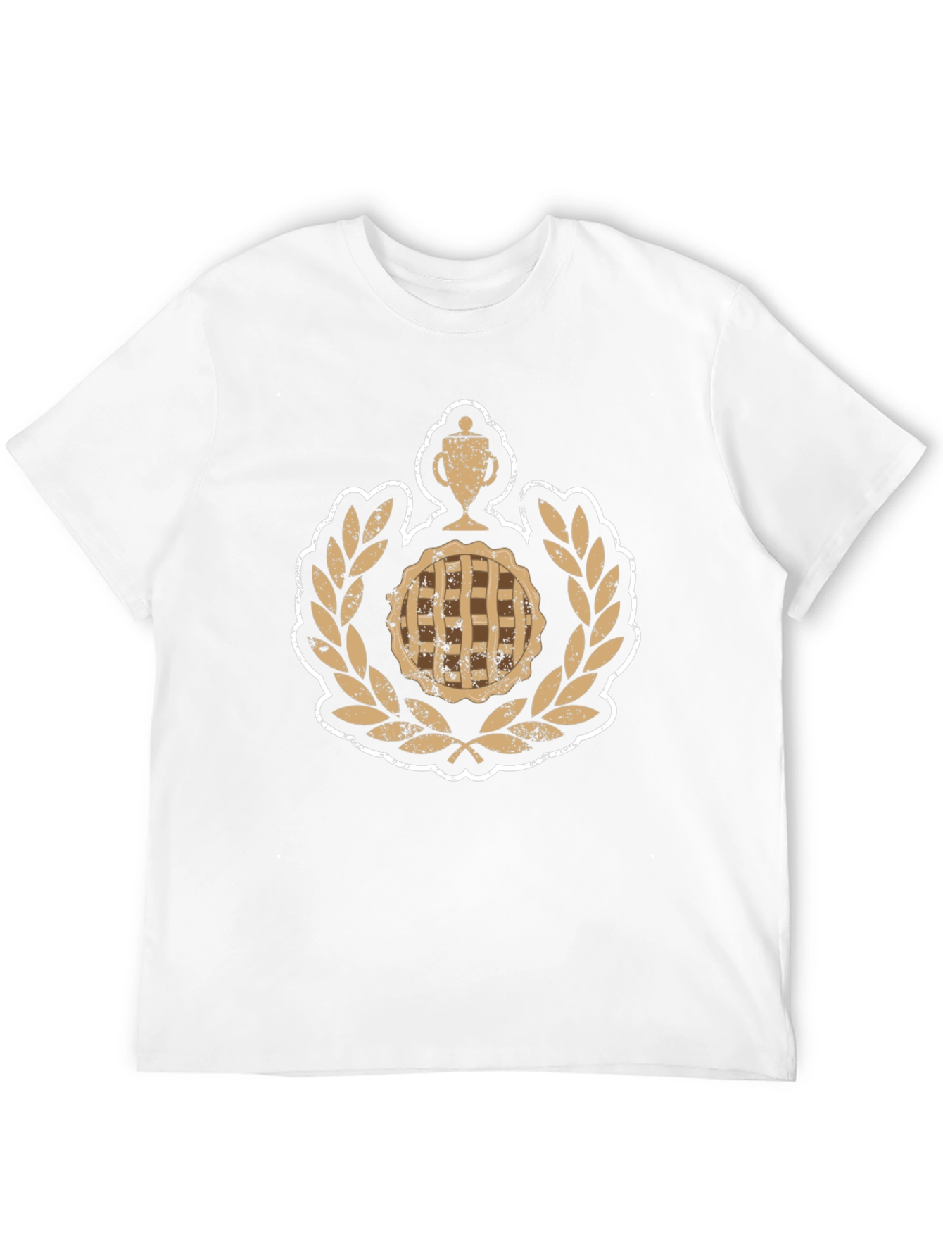 Pie Champion Graphic Tee - Black Cotton T-Shirt