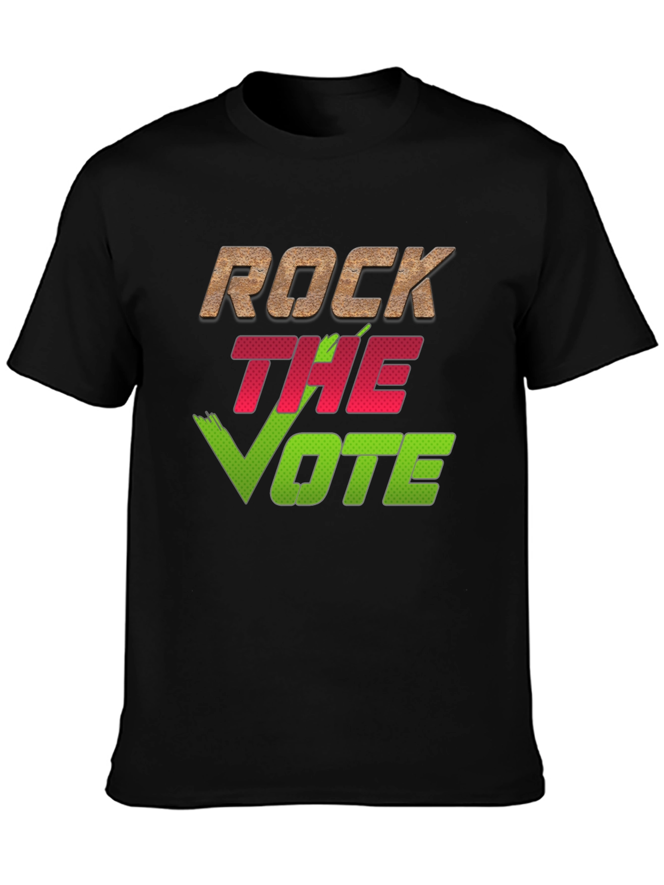 Rock the Vote Graphic Tee - Political Expression