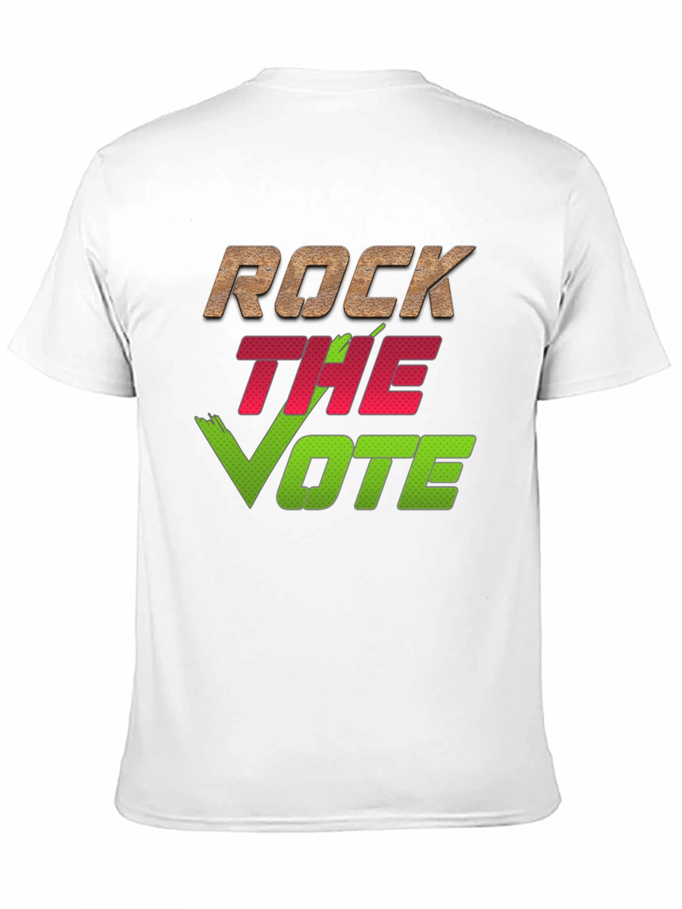 Rock the Vote Graphic Tee - Political Expression