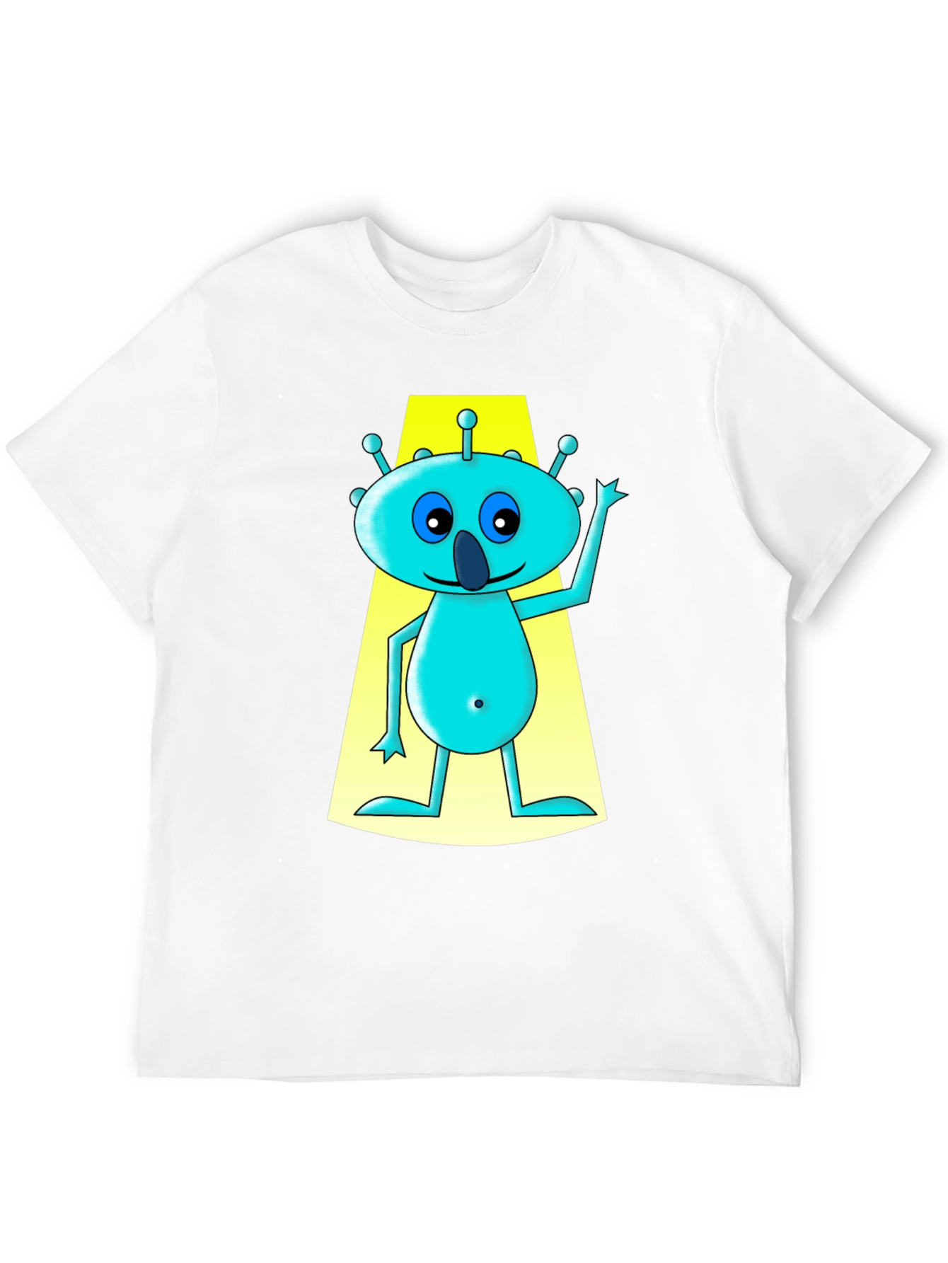 Alien Graphic Tee - Funny Cartoon T-Shirt