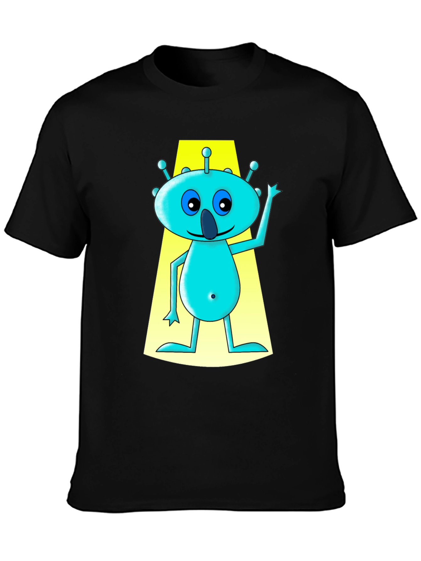 Alien Graphic Tee - Funny Cartoon T-Shirt