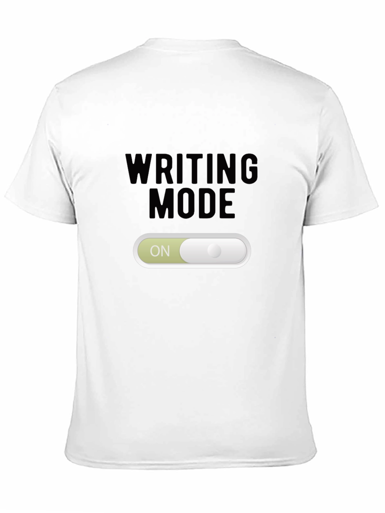 Writing Mode On T-Shirt - Creative Apparel