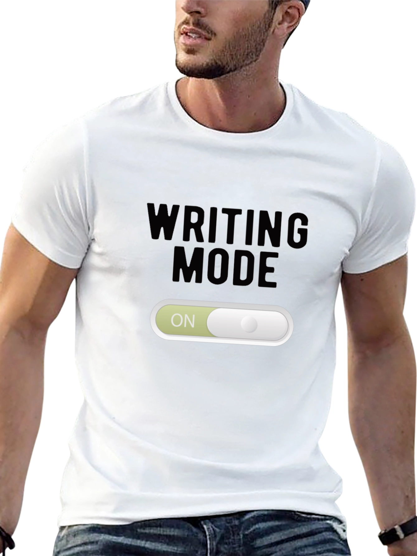 Writing Mode On T-Shirt - Creative Apparel