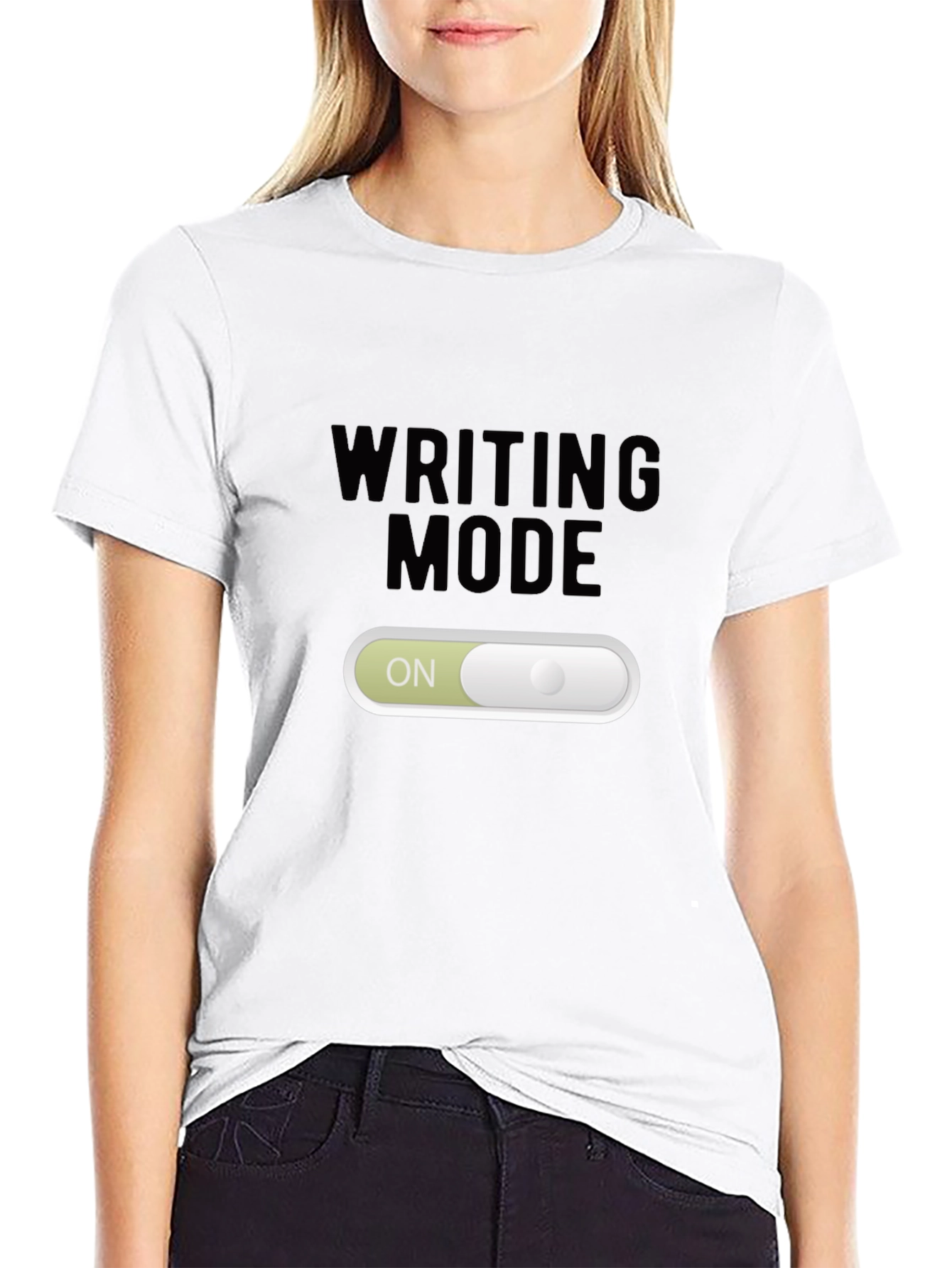 Writing Mode On T-Shirt - Creative Apparel