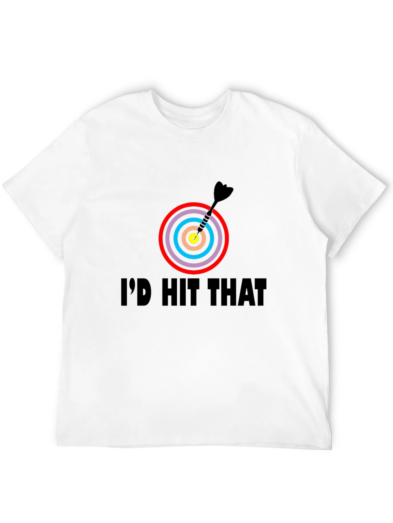 Id Hit That Dartboard Graphic Tee