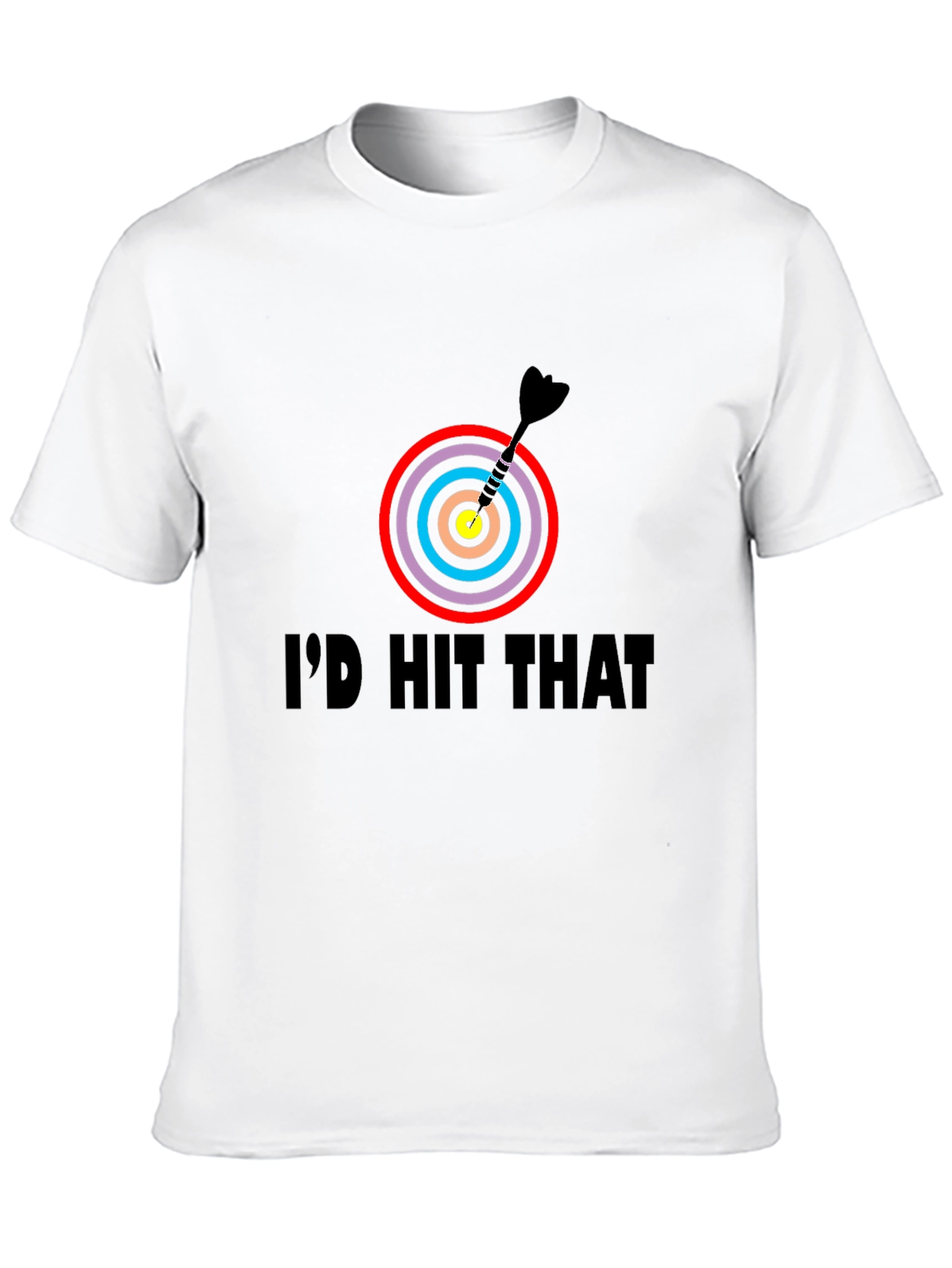 Id Hit That Dartboard Graphic Tee