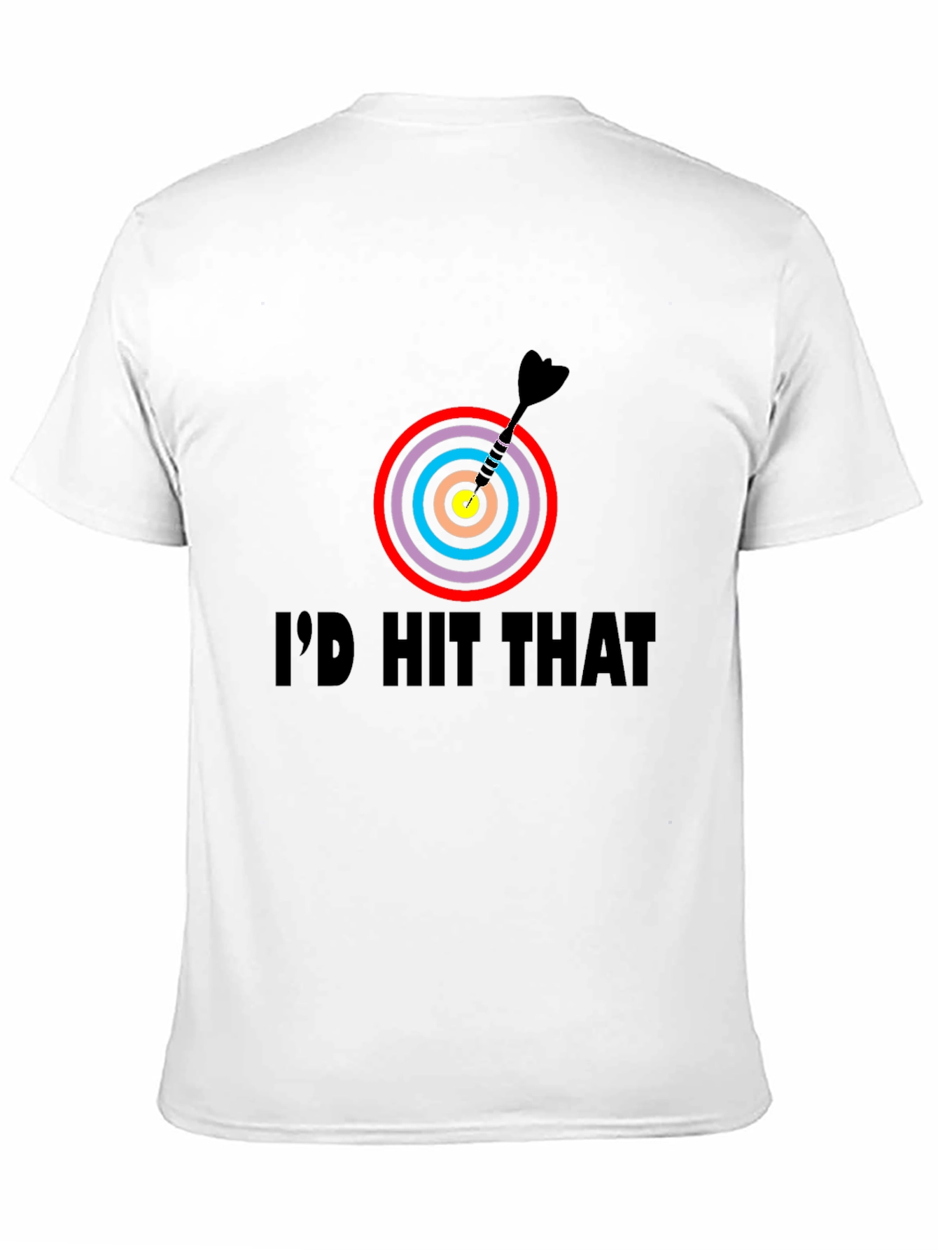 Id Hit That Dartboard Graphic Tee