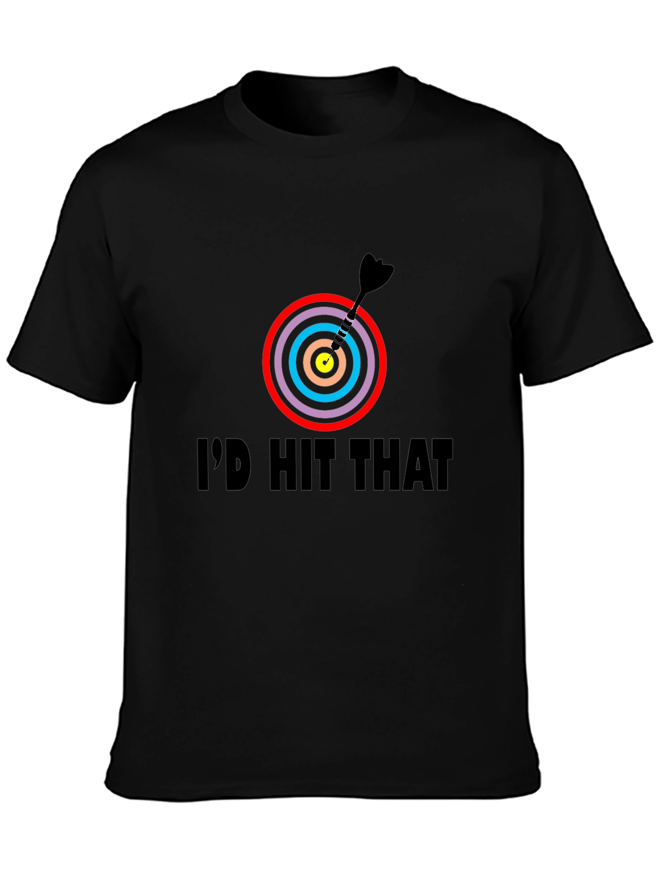 Id Hit That Dartboard Graphic Tee