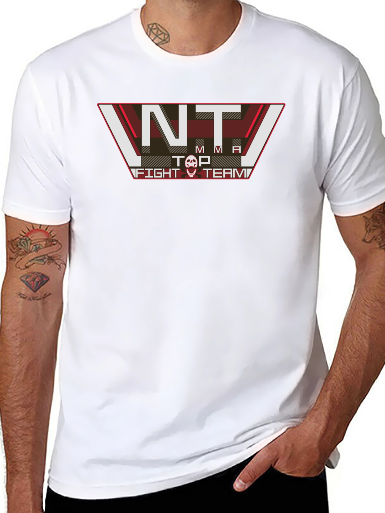 NT MMA Fight Team Black T-Shirt