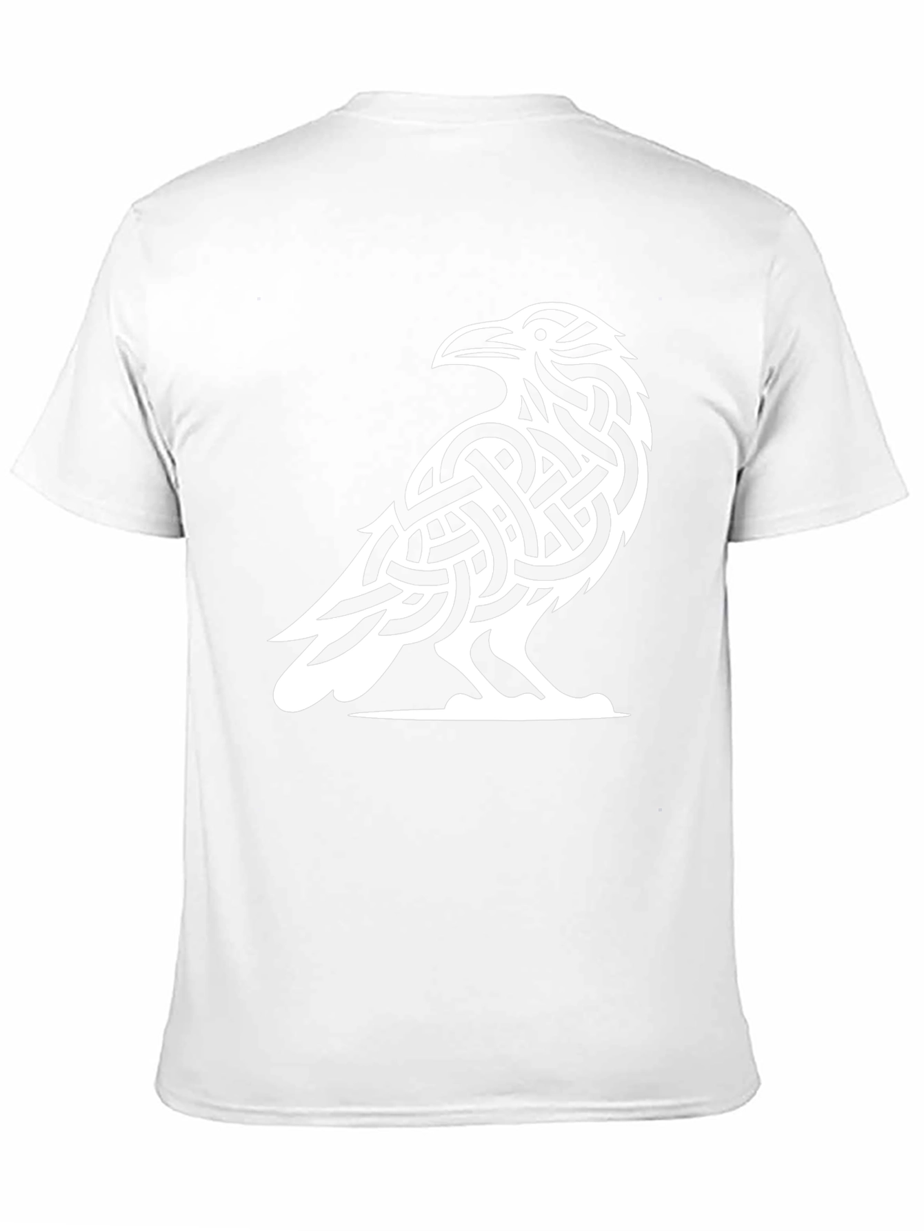 Raven Knot T-Shirt - Celtic Bird Design