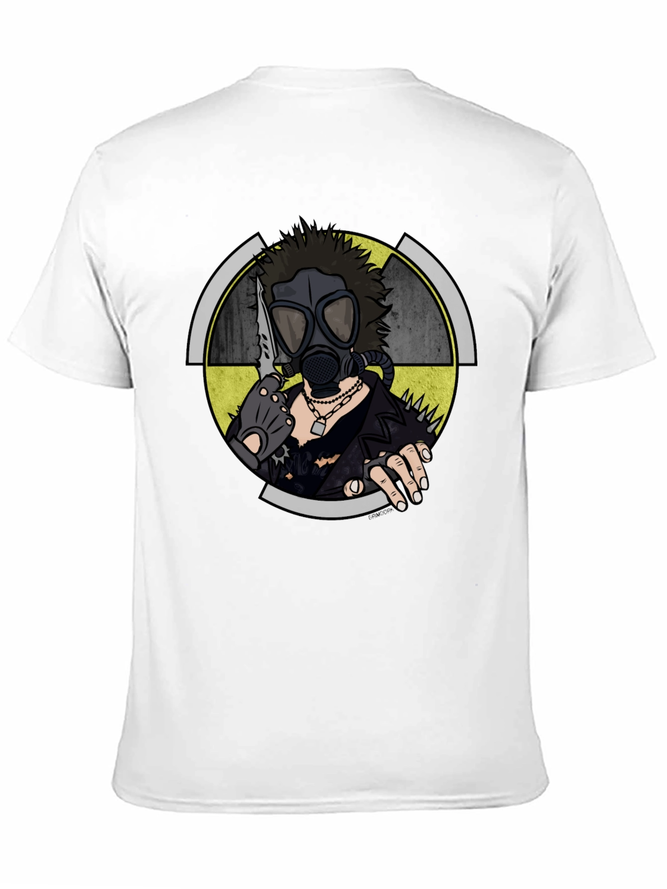 Nuclear Wasteland Graphic Tee - Black Cotton T-Shirt