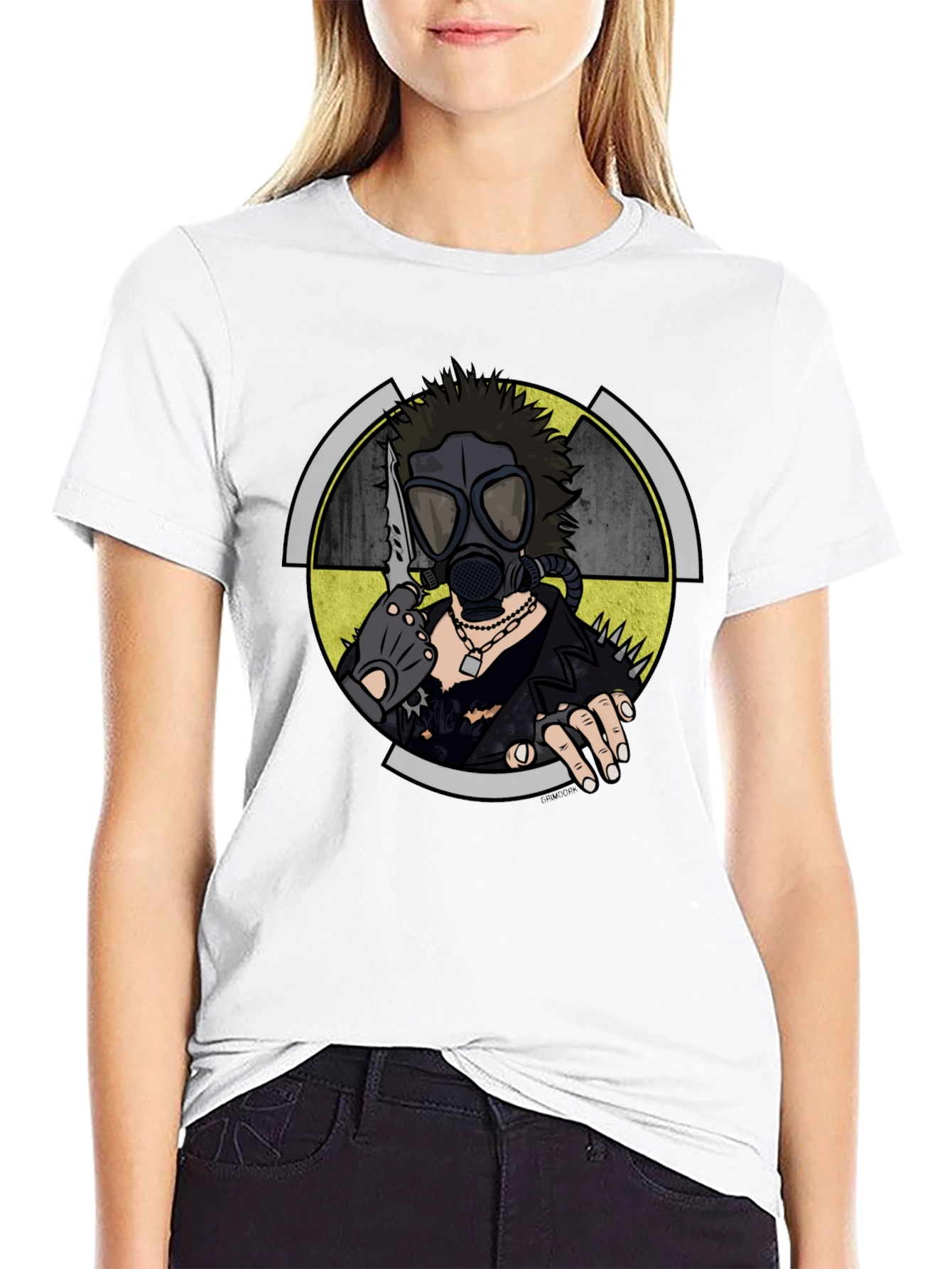 Nuclear Wasteland Graphic Tee - Black Cotton T-Shirt