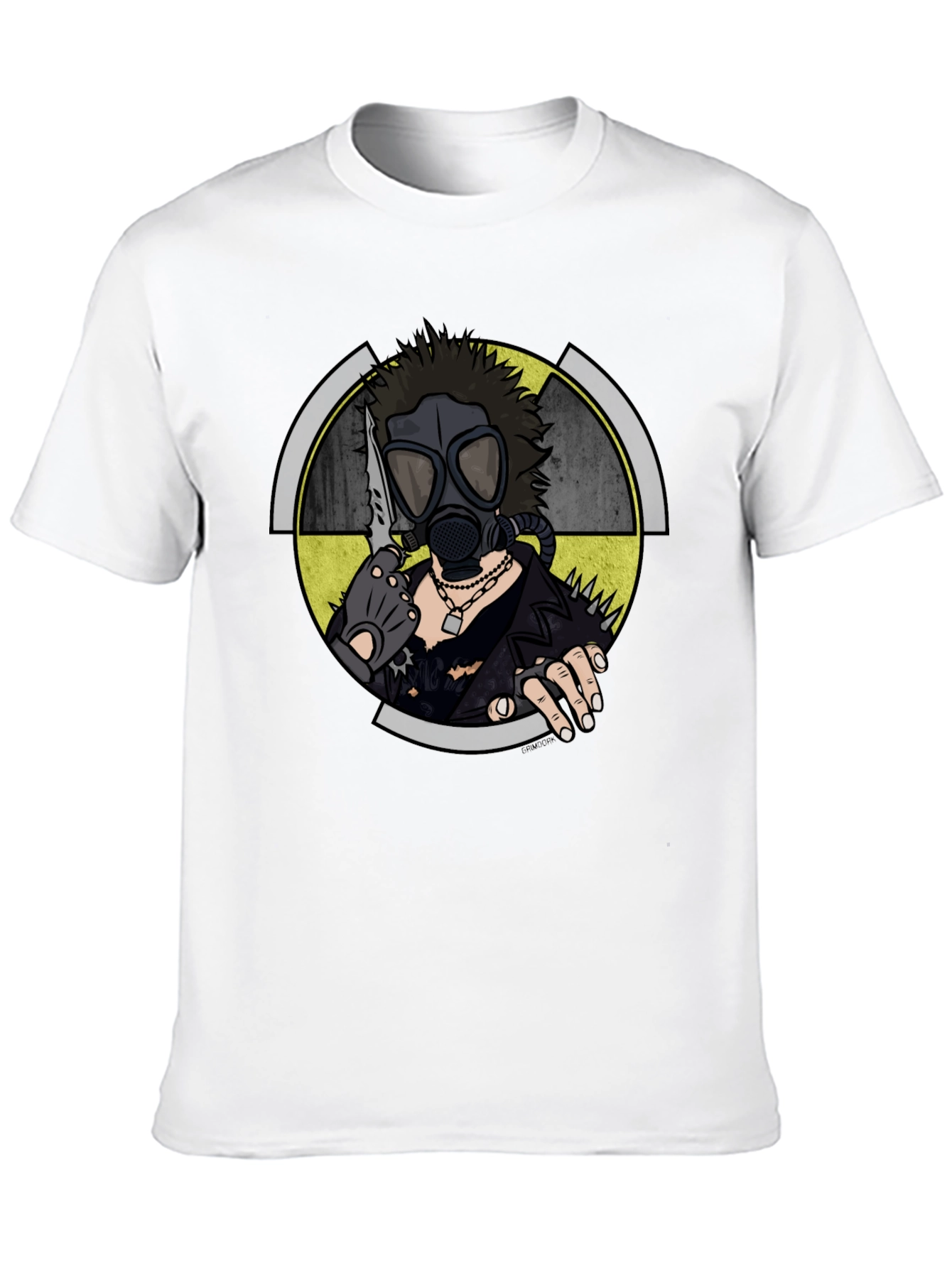 Nuclear Wasteland Graphic Tee - Black Cotton T-Shirt