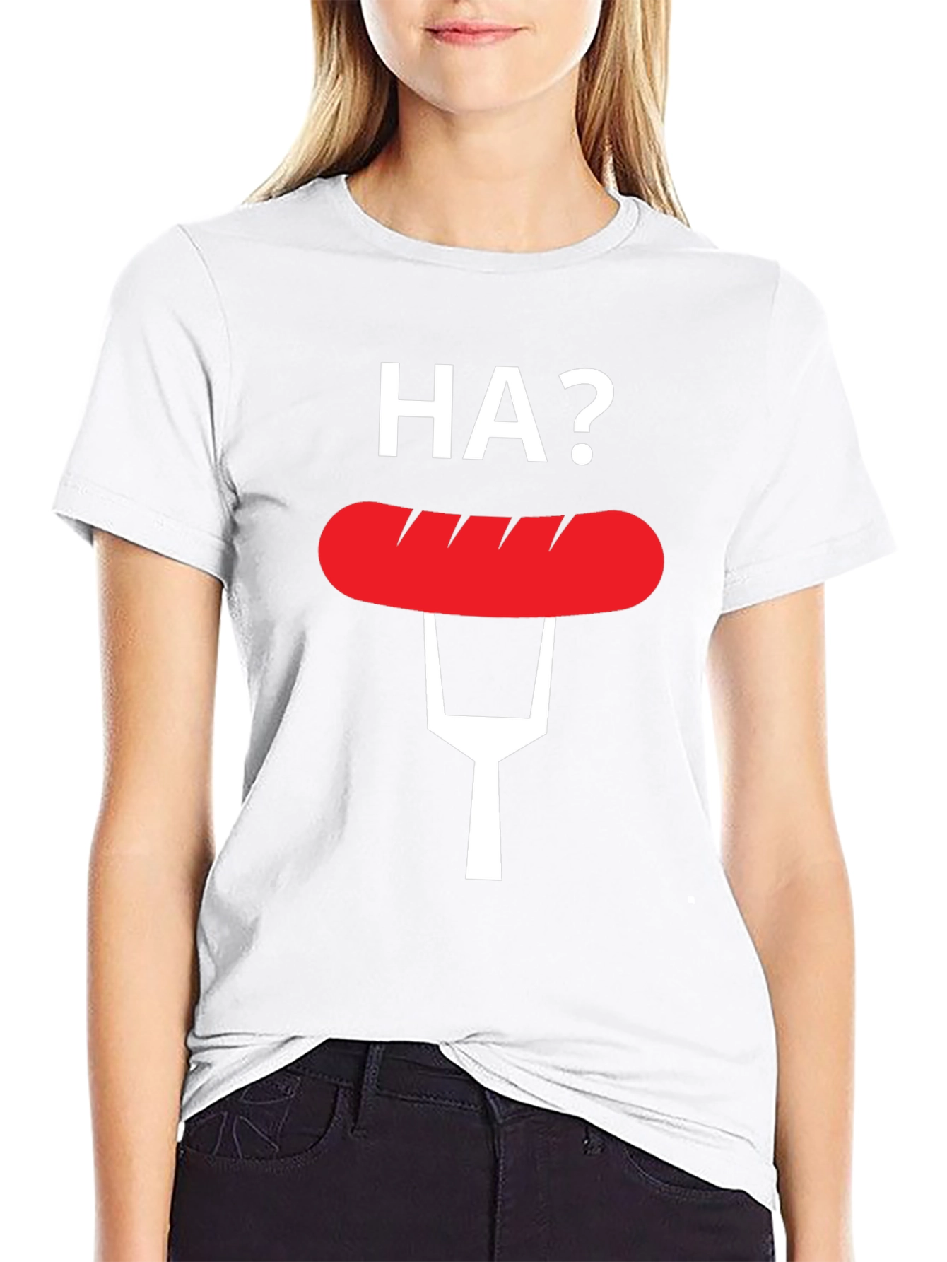 Funny HA? Hot Dog T-Shirt