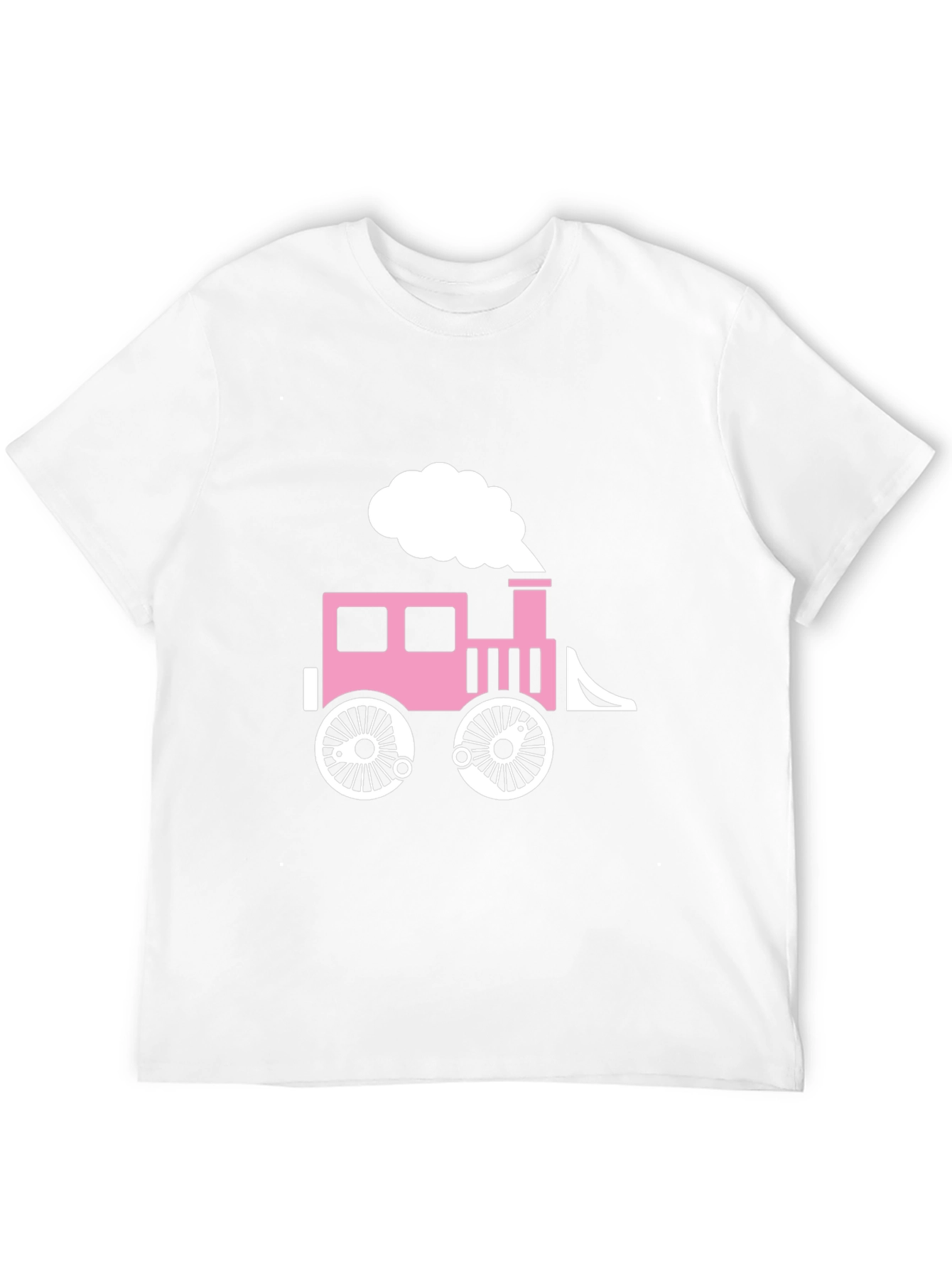 Cute Train Graphic T-Shirt