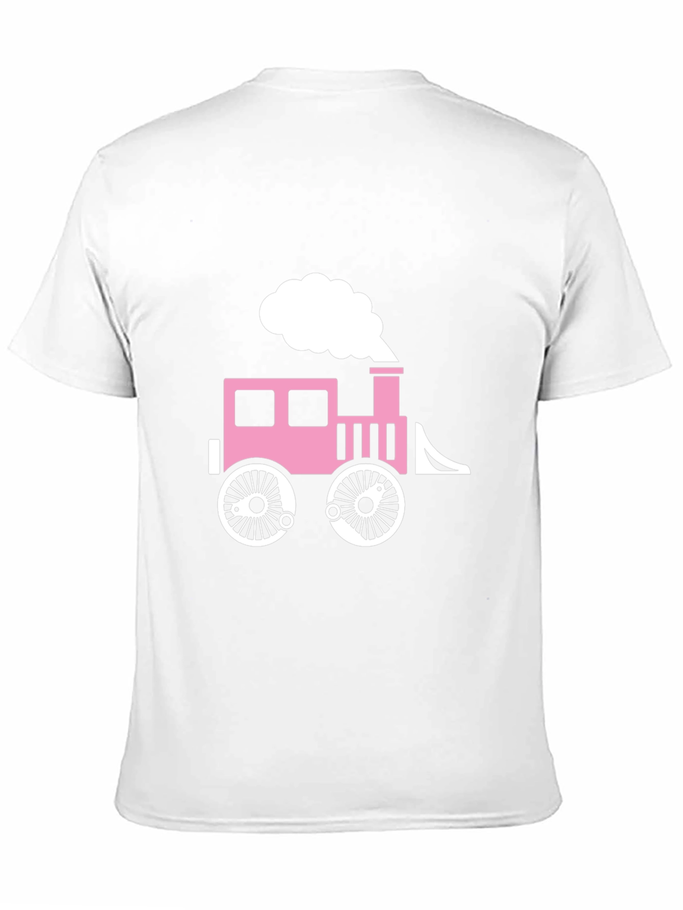 Cute Train Graphic T-Shirt