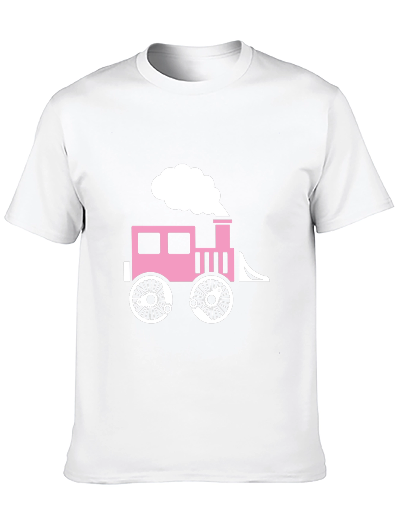 Cute Train Graphic T-Shirt