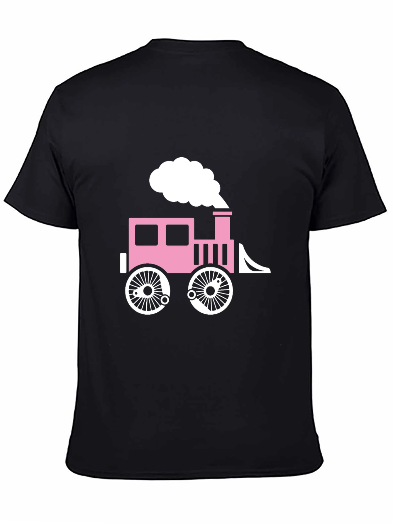 Cute Train Graphic T-Shirt