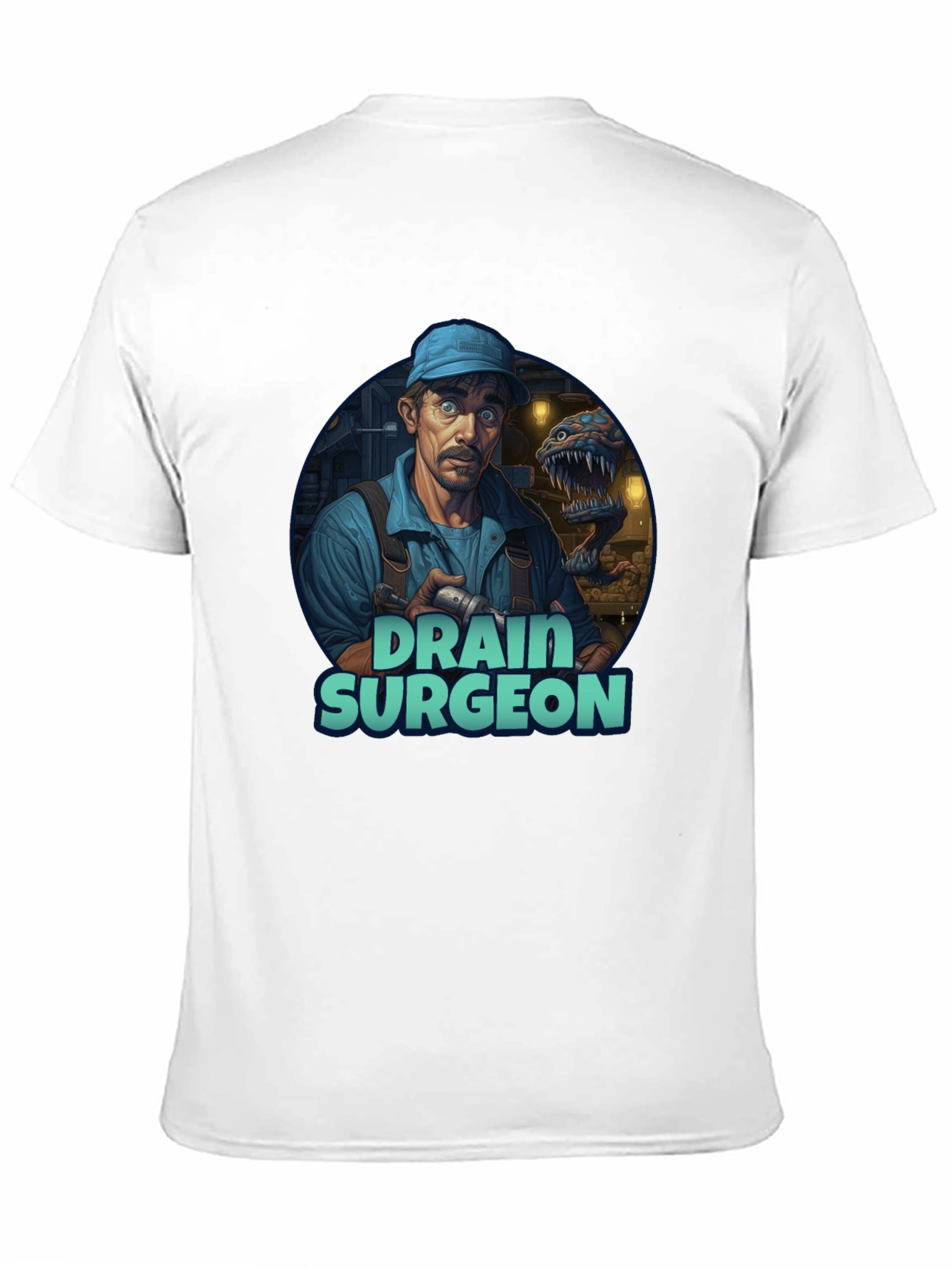 Drain Surgeon Graphic Tee - Unique Novelty T-Shirt
