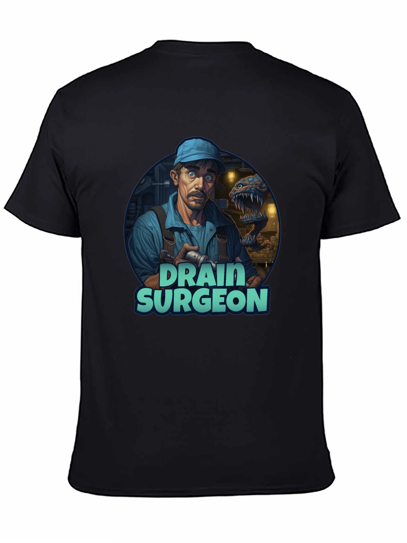 Drain Surgeon Graphic Tee - Unique Novelty T-Shirt